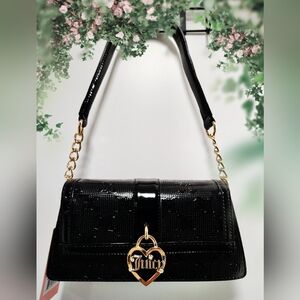 JUICY COUTURE  SMALL BLACK BAG #108833 NWT
